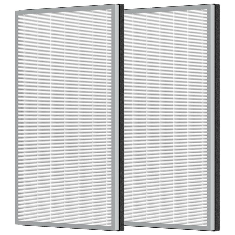 FCFMY 2 Pack Upgraded 3-in-1 Carbon HEPA HE601 Replacement Filter for Shark Air Cleaner Purifier 6 (HE601 & HE602) Part # HE6FKPET