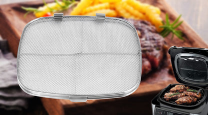 Replacement Splatter Shield for Ninja Foodi AG301,Accessories for Foodi 5-in-1 Indoor Grill,Stainless Steel Fine Mesh Splatter Screen for Ninja AG300, AG300C,AG301C, AG302, AG400