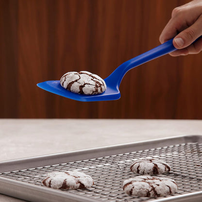 GIR: Get It Right Silicone Cooking Spatula Turner, Mini 11-In Slate, One-Piece Design & Heat-Resistant up to 425°F,