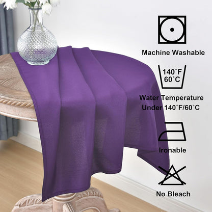 Viiamacki 2PCS 24 24 Inch, Square Small Tablecloth, x Stain and Wrinkle Resistant Machine Washable Polyester Table