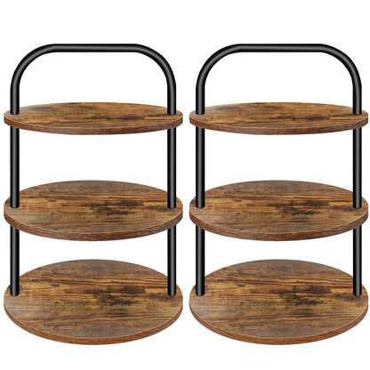 Cupcake Stand, Wooden Cupcake Stand for 100 Cupcakes 3 Tier Large Dessert Table Display Set Cupcake Tower Tiered Tray Stand Serving Tray for Party Supplies Vendor Display Farmhouse Decor
