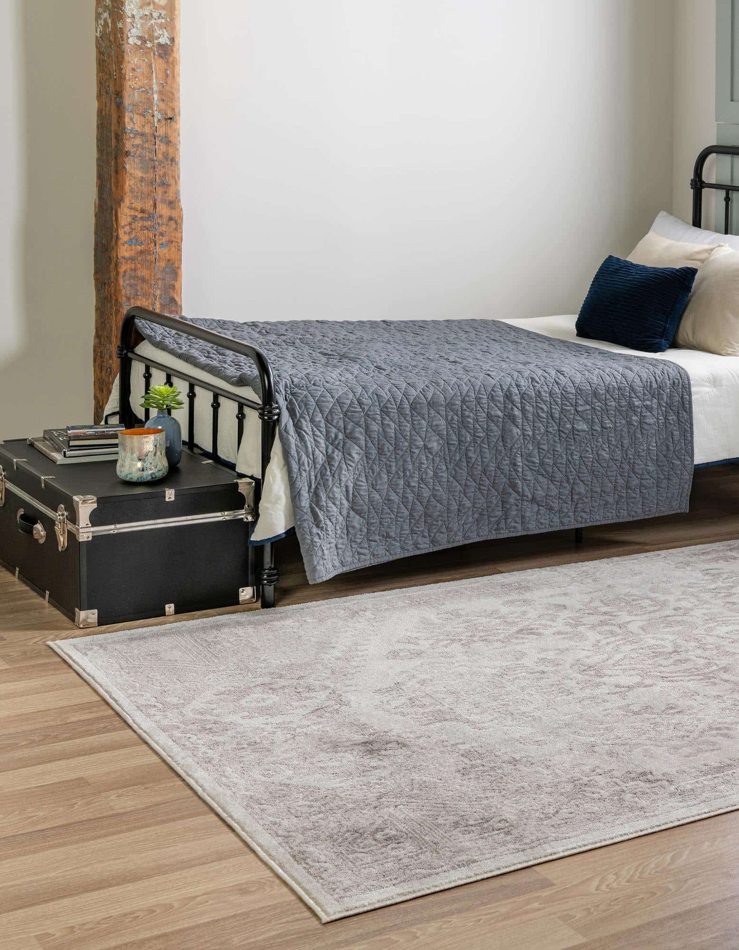 Unique Loom Oxford Collection Area Rug - Radcliffe (10' x 14' 1" Rectangle, Cream/ Ivory)