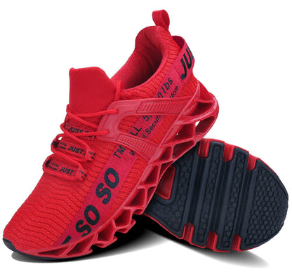 WONESION Mens Breathable Casual Walking Sneakers Blade Sport Outdoor Shoes Non-Slip Tennis Fashion Shoe