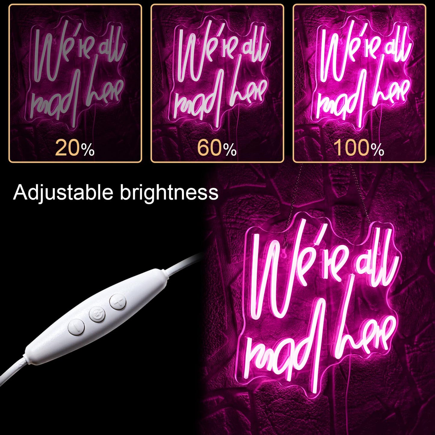 WLHOPE Read Books Be Kind Neon Sign Neon Signs for Wall Decor Dimmable Read Books Neon Lights LED Sign for Book Lovers Gifts Bedroom Bookstore Reading Room Library Study Room Decoration