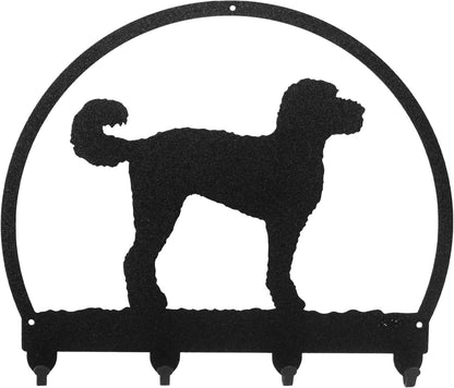 SWEN Products Labradoodle Metal Key Chain Hanger - Leash Holder