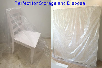 ComfortHome Mattress Bag for Moving and Storage, 4 Mil Extra Thick, Twin and Full Size, 1 Pack