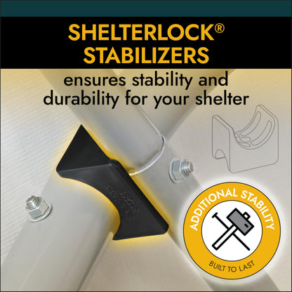 ShelterLogic 78731 Grey 22'x28'x10' Peak Style Shelter