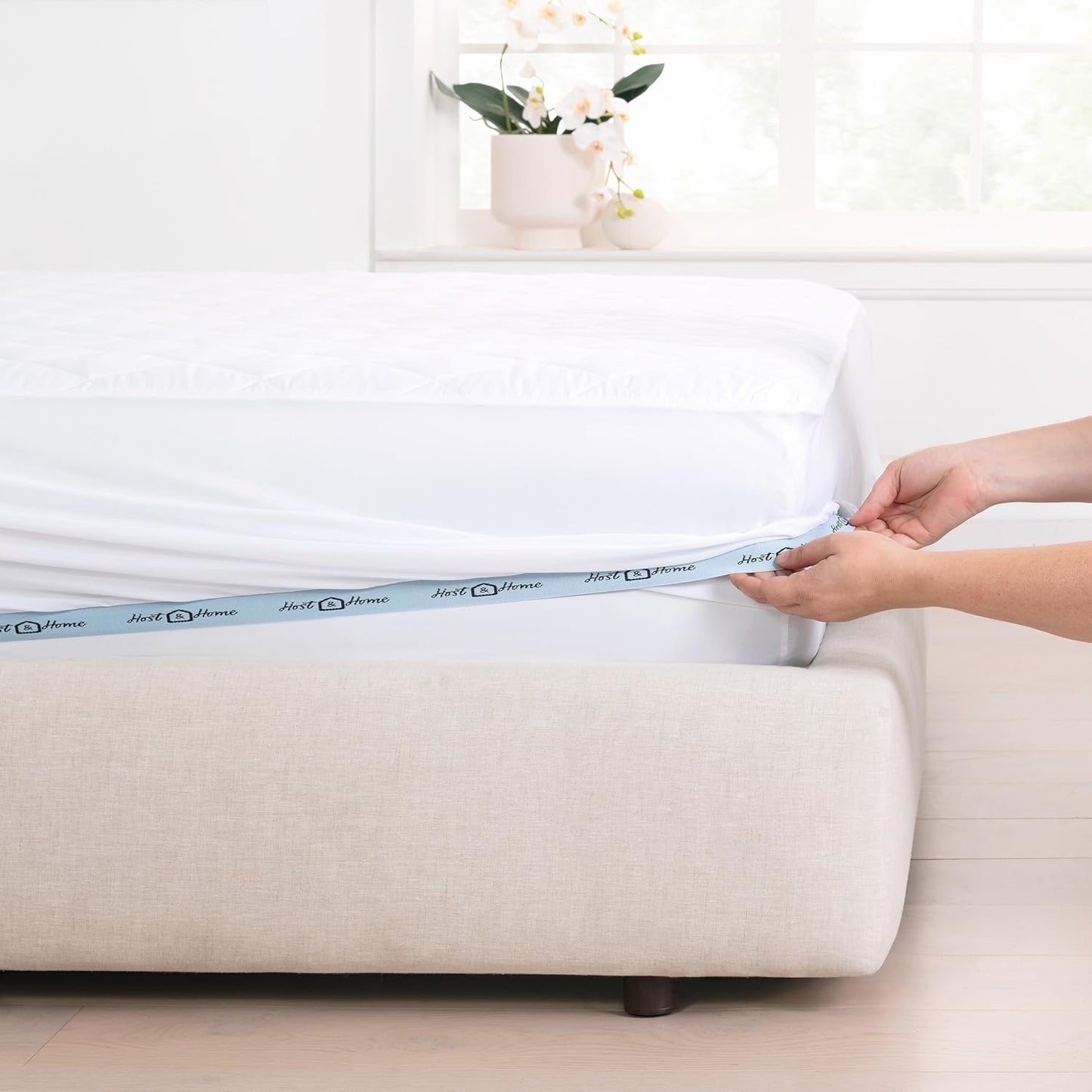 15 Arkwright Waterproof Mattress Pad Cover (Queen) in. Drop, Quilted Mattress Protector Cover, Breathable, Soft