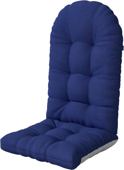 NAVINE Adirondack Chair Cushion, Thickened High Back Patio Cushions with Ties and Non-Slip Bottom, Water-Resistant