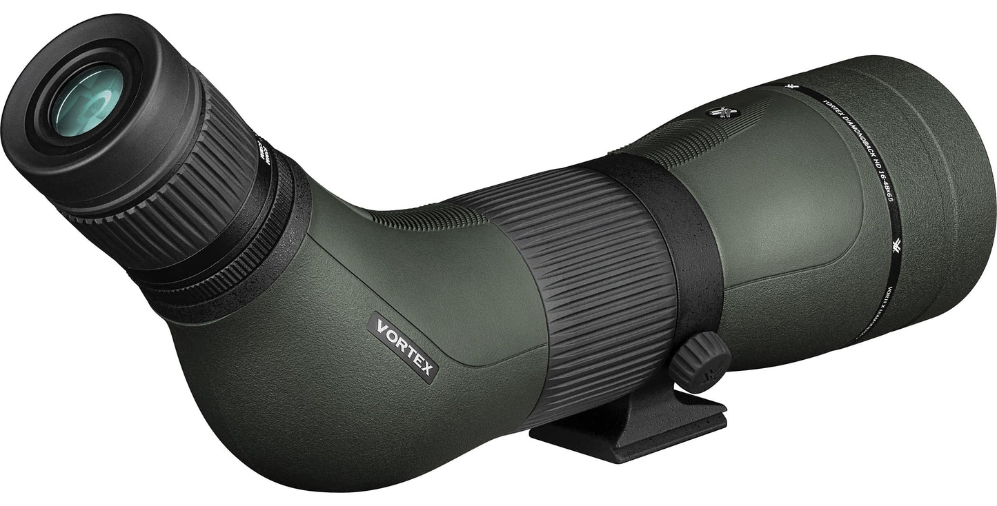 Vortex Optics Diamondback HD Spotting Scope 16-48x65 Angled, Green