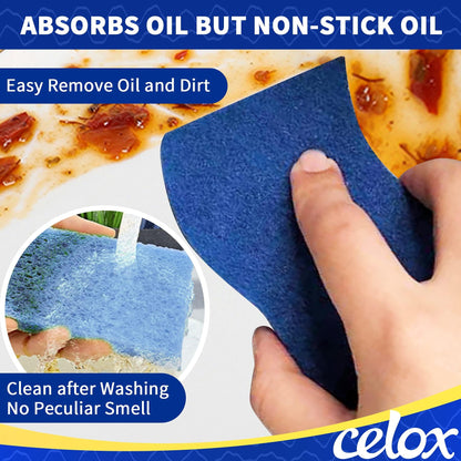 CELOX 36 Dishwashing Household Cleaning Sponges for Kitchen, Blue