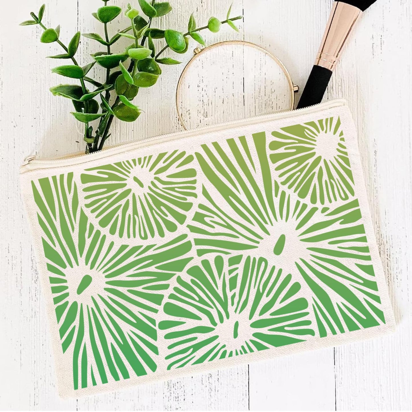 Stencils for Crafts Reusable Texture Stencils Floral Stencil Leaf Tree Templates for Painting on Wood Furniture