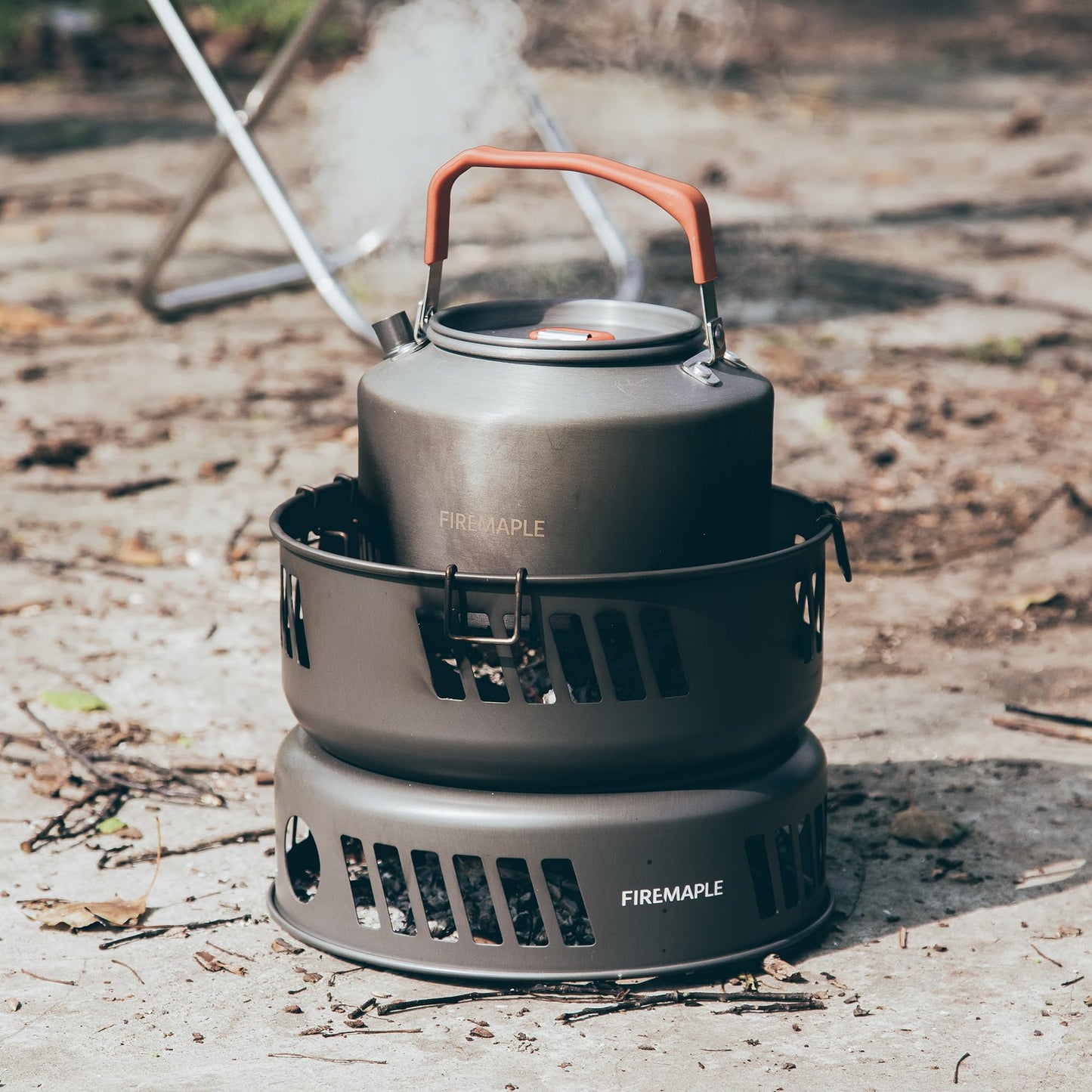 Fire Maple Versatile Outdoor Cooking Set Gas Stove Aluminum, Compact & Durable Camping Cookware Kit