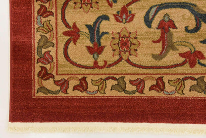 Unique Loom Sahand Collection Area Rug - Arsaces (10' 6" x 16' 5" Rectangle, Red/ Brown)
