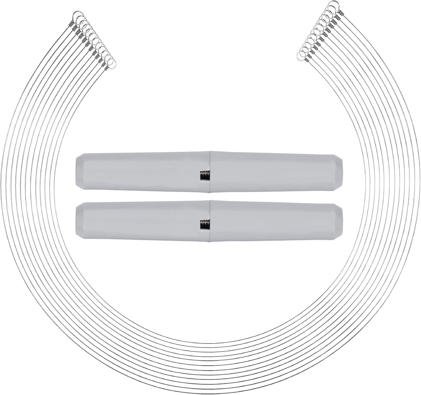 12 24" 1 ANDUSTRIAL Stainless Steel Cheese Cutting Replacement Wires For Soft and Hard Cheese - Easy to Use and Clean