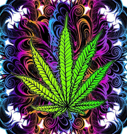 5D DIY Diamond Art Kits for Adults Leaf Full Drill Art Arts Craft for Home Wall Decor 12x16 inch