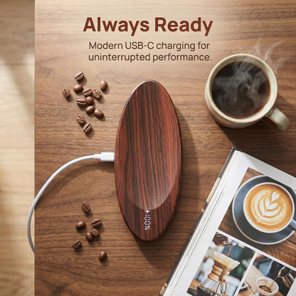 Eysbiy Coffee Scale with Coffee Spoon, High Precision 500g/0.1g Rechargeable Digital Tea Scale for Brewing, Portable Mini Kitchen Scale for Espresso, Baking, Jewelry
