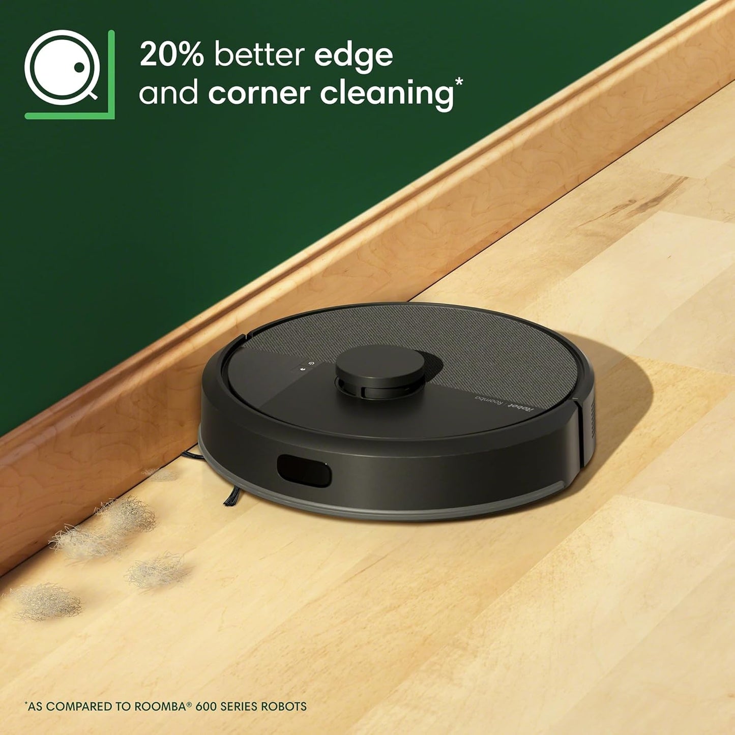 iRobot Roomba 105 Combo Robot Vacuum & Mop - Easy to use, Intense Power-Lifting Suction, LiDAR Navigation, Multiple Cleaning Modes, Avoids Mopping Carpets, Self-Charging