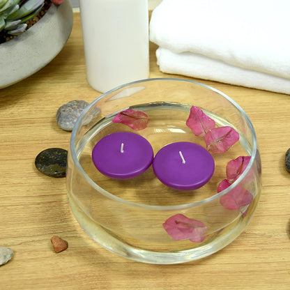 Purple Floating Candles, 2 1/4 Inch