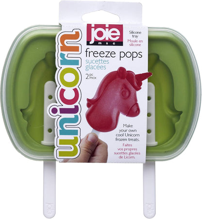 Joie Unicorn Popsicle Molds, Easy Ice Pop Maker for Kids, BPA-Free Silicone, 2 Pack