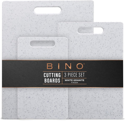 BINO Cutting Board - 3-Piece Chopping Boards, BPA-Free Plastic, Durable, Dishwasher Safe