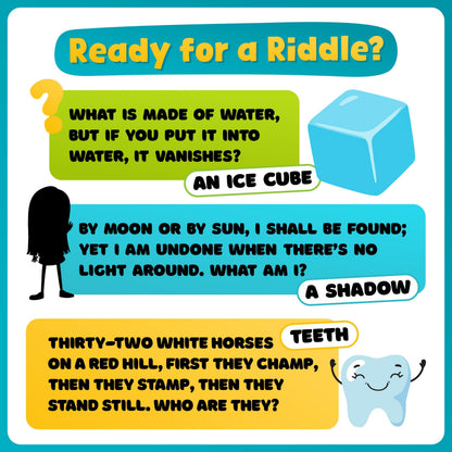 WELL BALANCED 120 Road Trip Riddles - Road Trip Car Game for Kids