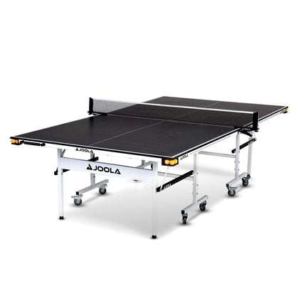 JOOLA Rally TL Professional MDF Indoor Ping Pong Table w/Quick Clamp Table Tennis Net & Post Set - 10 Minute Easy Assembly - Corner Ball Holders - Tournament Quality - Includes Playback Mode