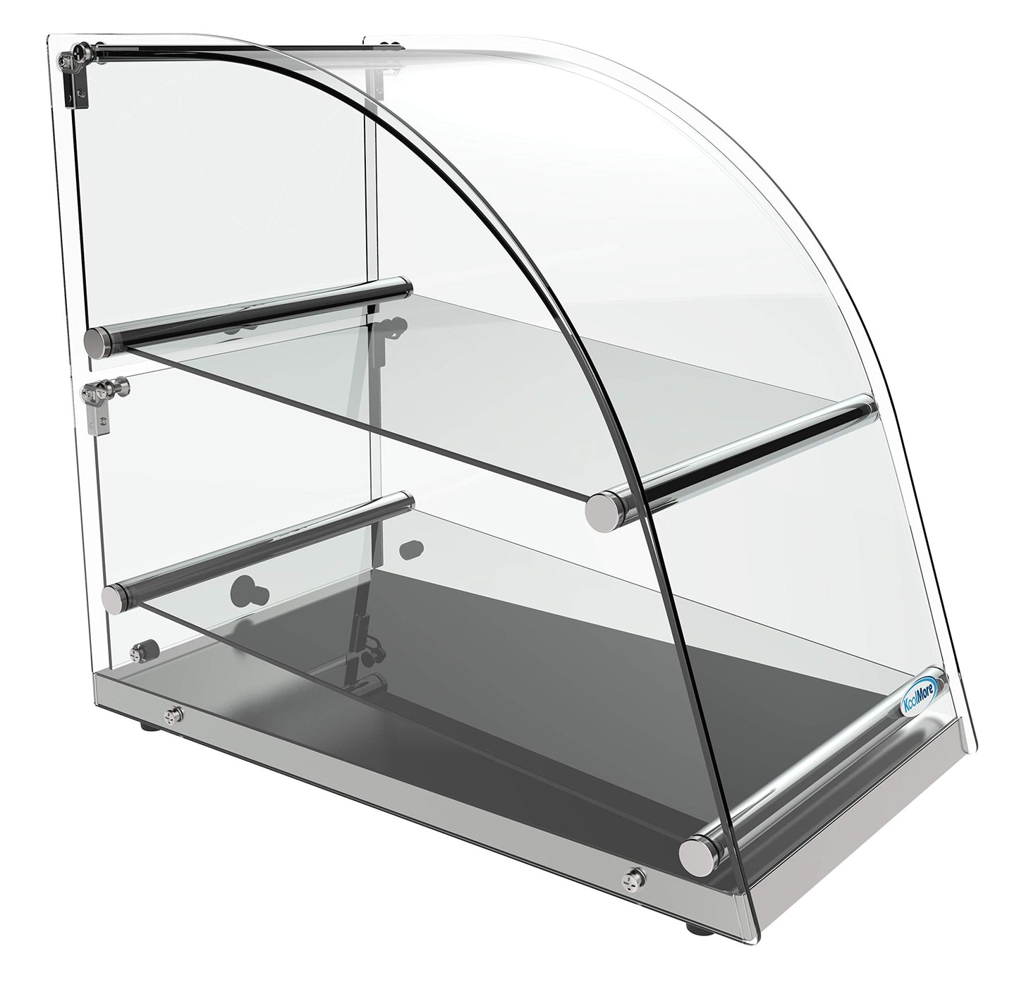 KoolMore DC-2CN Bakery Display Case, 2.4 Cu. Ft - 2 Shelves