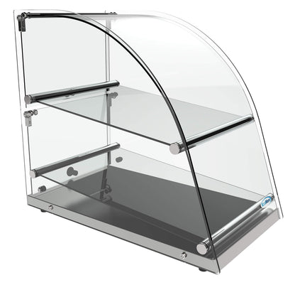 KoolMore DC-2CN Bakery Display Case, 2.4 Cu. Ft - 2 Shelves