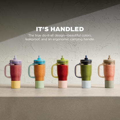Ninja Blendboss™ Personal Blender - Smoothies & Frozen Drinks | 26oz Travel Tumbler with Leak-Proof Lid & Auto-iQ Technology