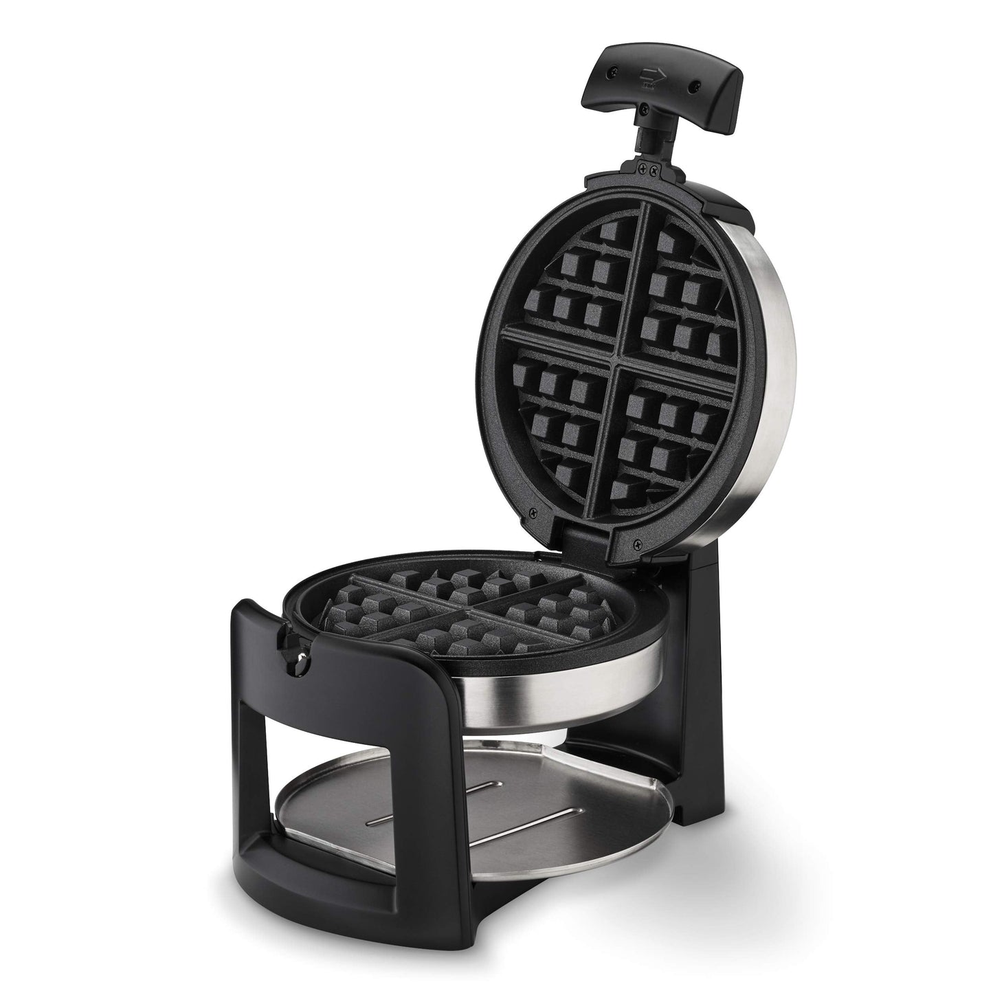 Cuisinart Round Flip Belgian Waffle Maker, 1" thick Belgian-style Waffle, WAF-F30NAS