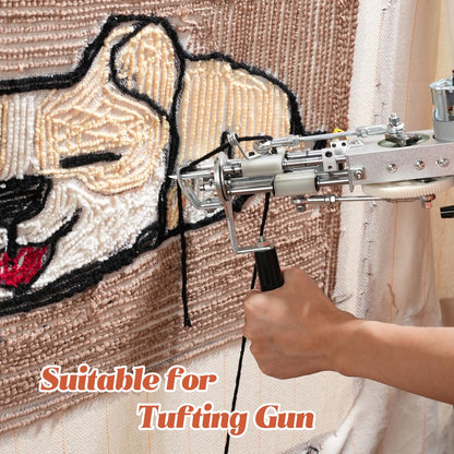 BESGEER 80" × 80" Tufting Cloth with Marked Lines - Monks Cloth for Rug tufting kit, Primary Tufting Cloth for Cut and Loop Pile Tufting Guns, Rug-Punch