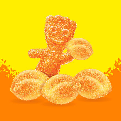 SOUR PATCH KIDS Peach Soft & Chewy Candy, Bulk Candy, 12 - 3.56 oz Bags