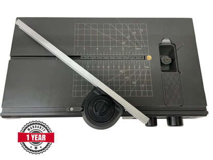 Hot Wire Foam Cutter Table- Variable Temp, Multi Angle, Bevel Shaping Hot Foam Knife With Removable Plunge Cutter. Includes 100-240v 18w Power Transformer By Calcor C3M