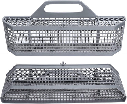 Dishwasher Universal Silverware Replacement Basket, Plastic Cutlery Basket with Open Grid, 19.7 X 8.3 X 3.7in