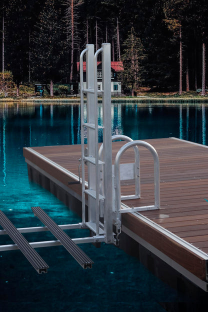 Golden Boat Lifts Kayak Launch, 3-7 Step Aluminum Dock System (3-Step Standard)