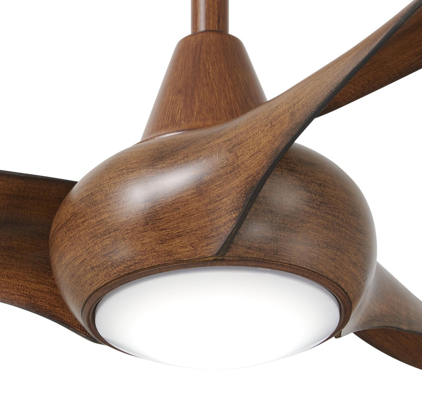 Minka-Aire F845-DK Light Wave 44" Ceiling Fan with LED Light and Remote Control in Distressed Koa Finish
