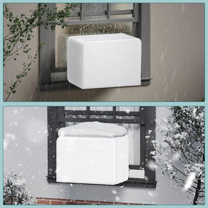 Window Air Conditioner Insulation Cover for U-Shaped AC Units, Universal Fit for 8000/10000/12000 BTU