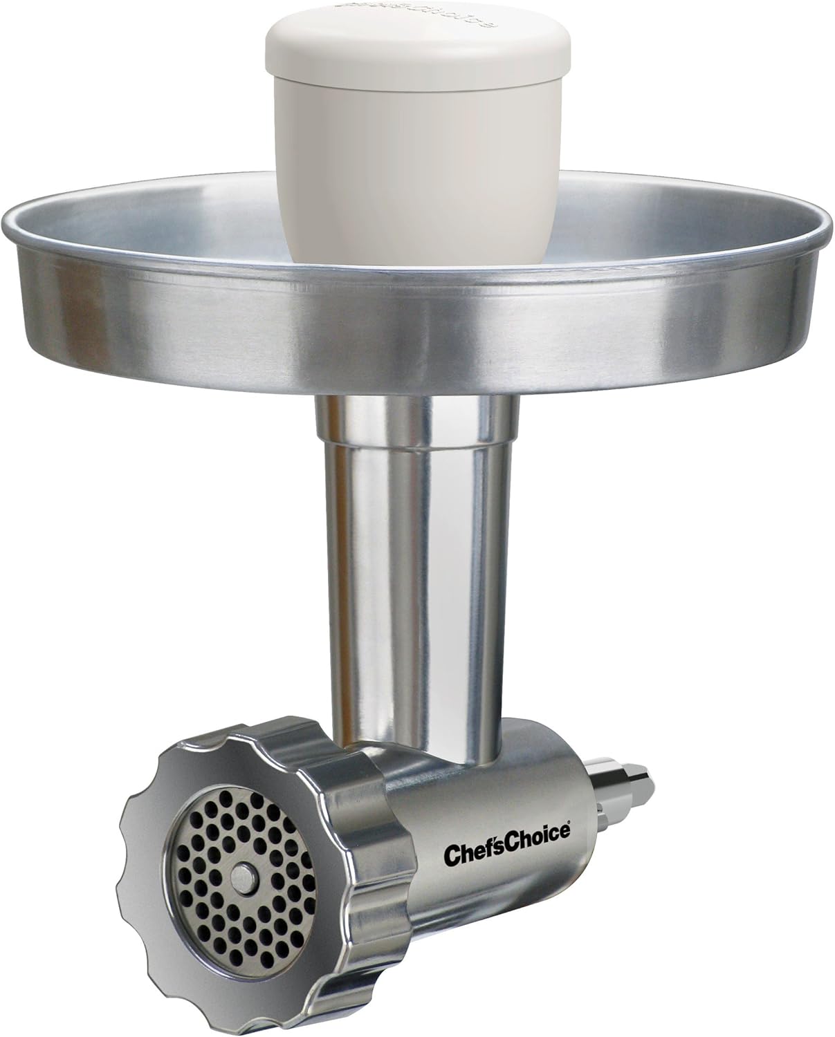 Chef'sChoice Food Grinder Attachment, One Size, Cast Metal