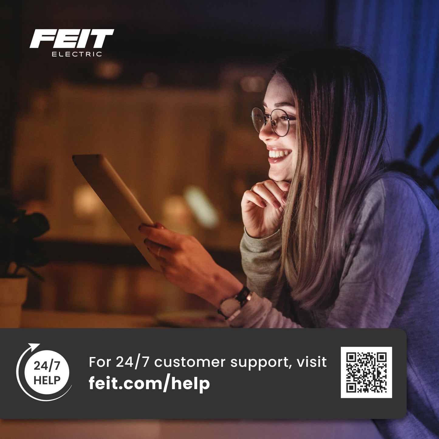 Feit Electric BR30 Smart Flood Light Bulb,2.4GHz WiFi Color Changing and Dimmable, No Hub, Works with Alexa or Google Assistant, BR30/RGBW/CA/AG, 65W, Multi-Color (RGBW), 1 Count (Pack of 1)