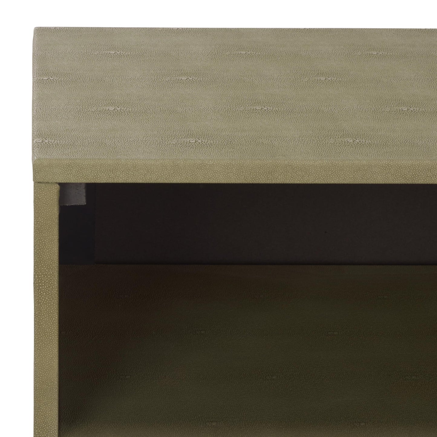 Safavieh Home Collection Meilana Light Taupe/Brass 1-Shelf 1-Drawer Nightstand