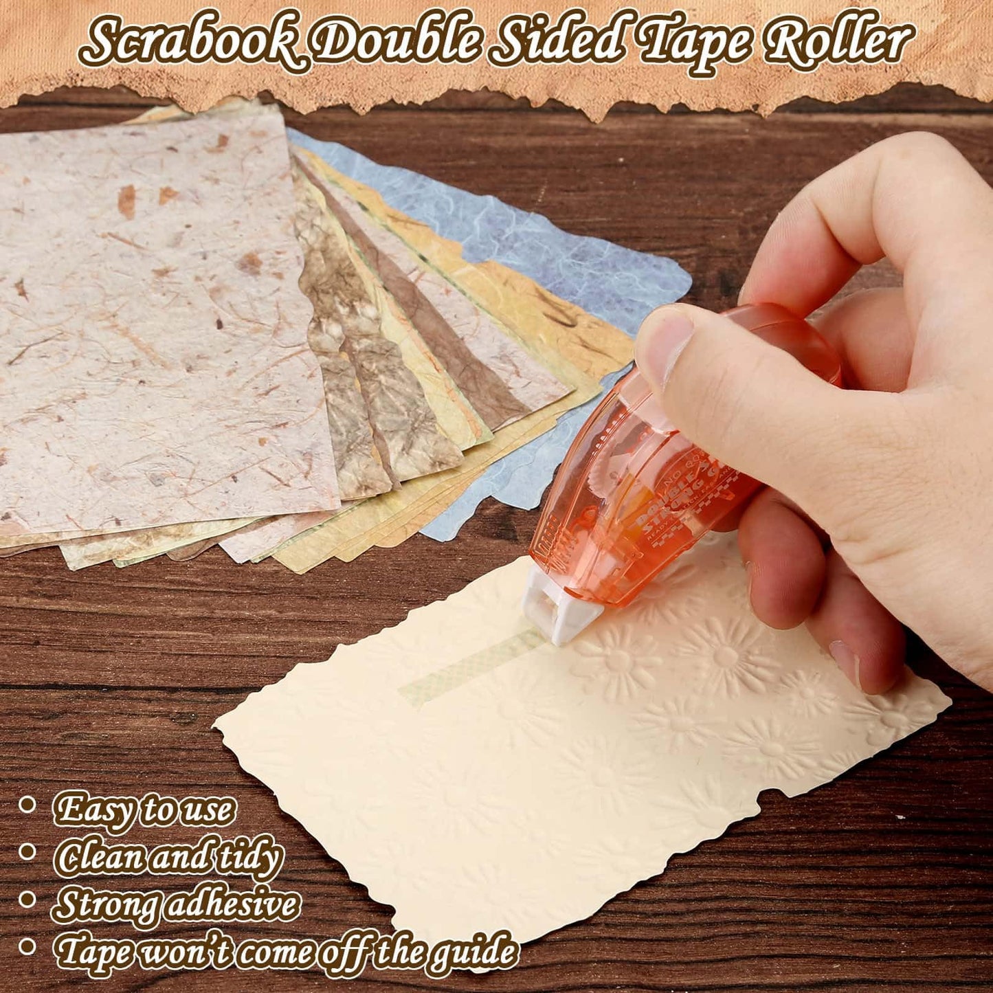 226 Sheets Vintage Scrapbook Paper Kit with Photo Tapes, Textured Scrapbooking Supplies Craft Paper for Junk Journal Supplies Planner Mixed Collage Materials Embellishments