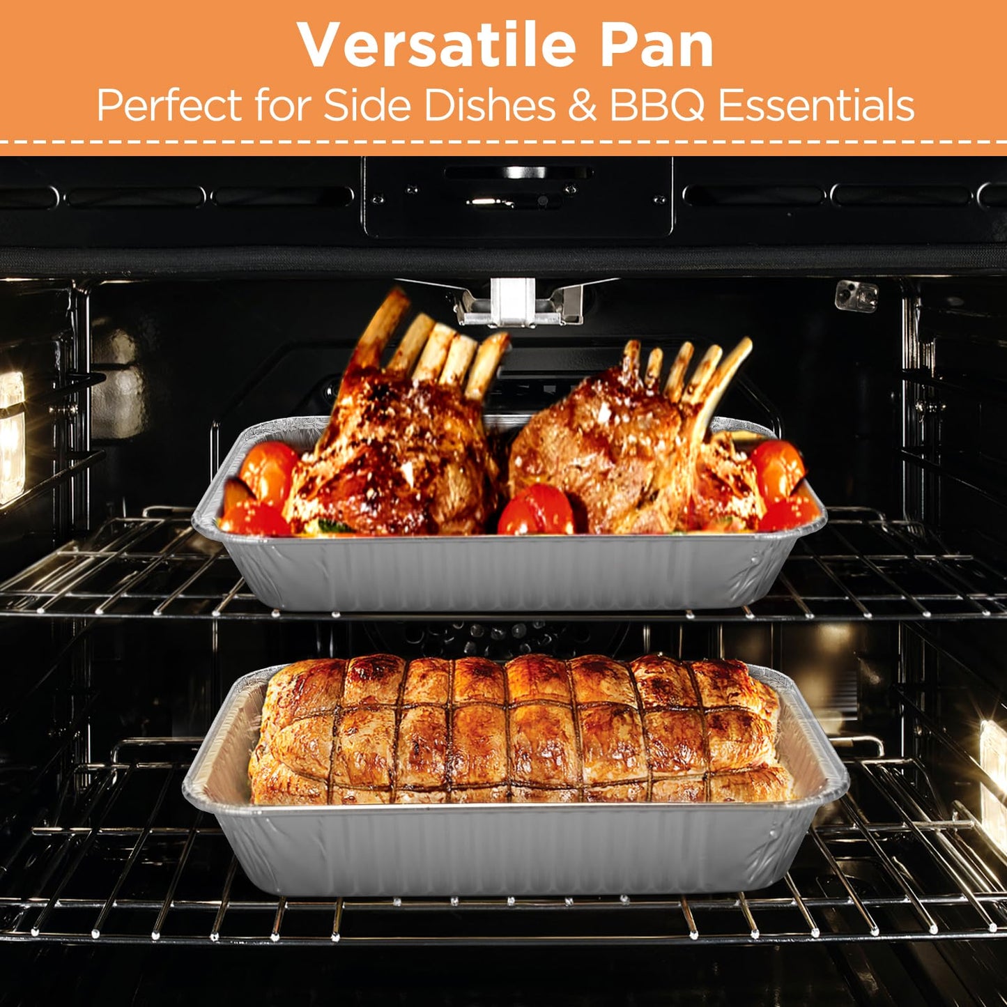 Sageme 20 Pack Weber Grills Compatible Drip Pans 6415 for Weber Grills Spirit Gas Grills, Q Grills, Genesis and Genesis II LX 200 300 Series Disposable Aluminum Foil Grease Trays 6 x 1.4 x 8.6 Inches