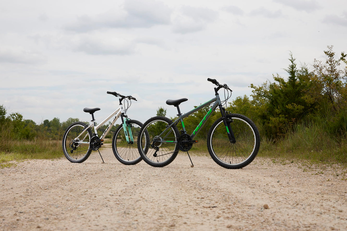 Huffy Stone Mountain Mens 24 Inch Mountain Bike, Charcoal Gloss Frame, 21-Speed Shimano Twist Shifting, Front Suspension, Comfort Saddle | 20"/24"/26" Sizes, 6-21 Speeds, Dual Suspension Available