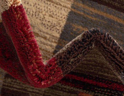 Unique Loom Barista Collection Area Rug - Gava (7' 10" x 10' Rectangle, Multi/ Brown)
