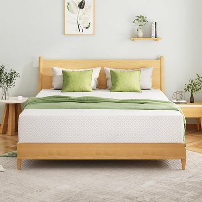 EGOHOME Twin XL Memory Foam Mattress - 12 Inch Cooling Gel Bed Mattress | Medium Firm Support, CertiPUR-US Certified, 80''L x 38''W, White