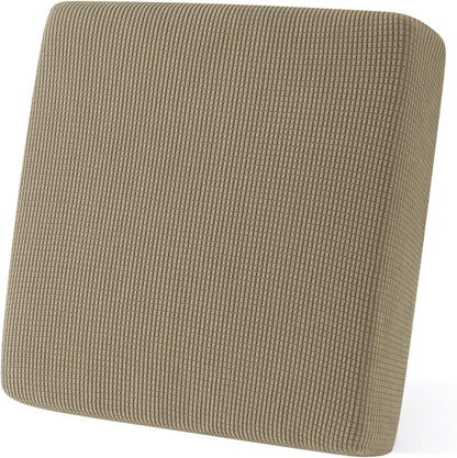 SUBRTEX Couch Slipcover | RV Seater Slip Loveseat Stretch Durable Sofa Cushion Cover for Livingroom, Small, Sand