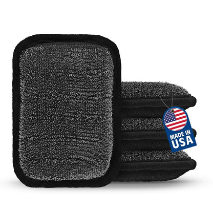 MEKER Grill Brush Bristle Replacement Pad, Ultra Safe Cleaning, Grill Cleaner Pad, Grill Brush Replacement Pad, 4 PCS