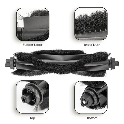 (2 Pack) L60 L50 Replacement Roller Brushes Compatible With eufy L60, L60 Hybrid, L60 SES, L50 SES, L50 Series Robot Vacuum, Main Brush Accessories Kit, Multi-Surface Brush