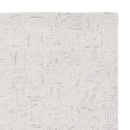 SAFAVIEH Area Rug 8x10 - Micro-Loop Collection - Large - Light Grey & Ivory, Handmade Wool, Ideal for Living Room, Bedroom, Office, Dining Space (MLP537F)